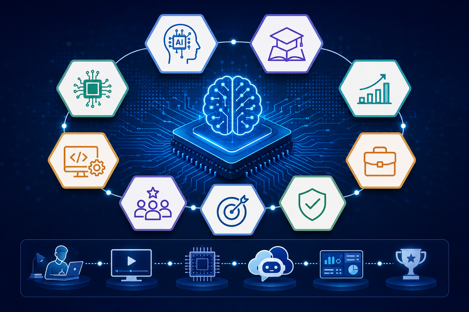 AI semiconductor learning workflow visualization Silicon Valley India
