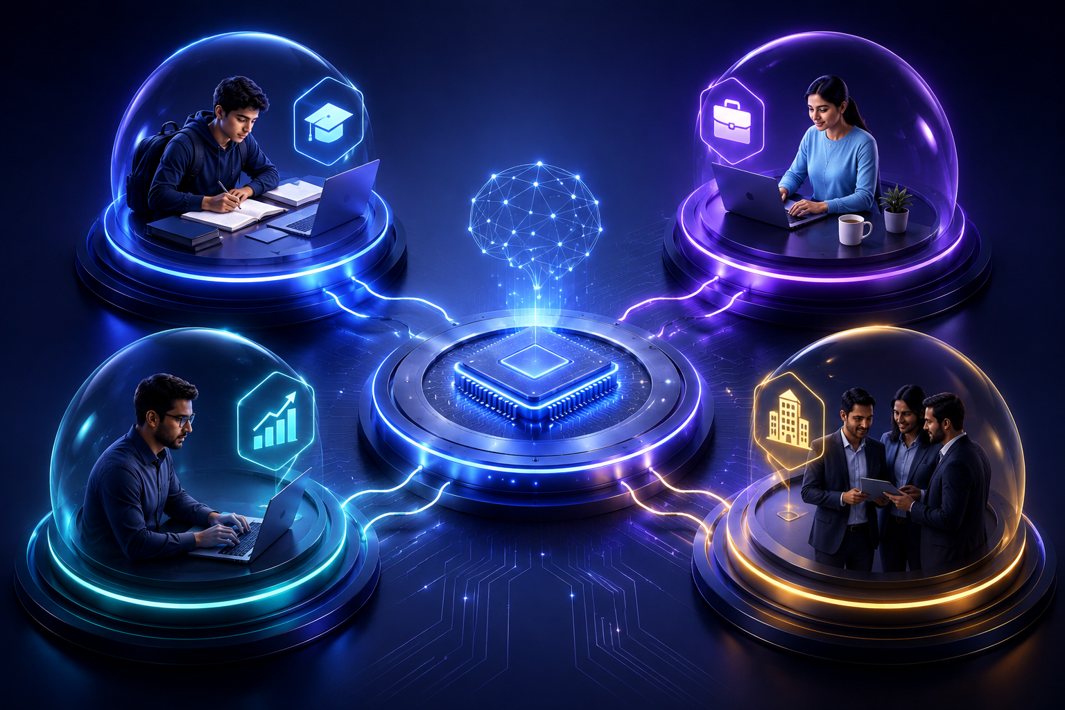 Semiconductor AI learning ecosystem Silicon Valley India students engineers