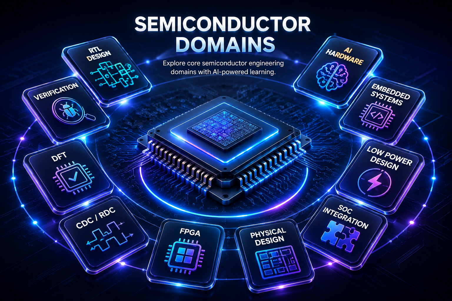 Semiconductor chip design visualization